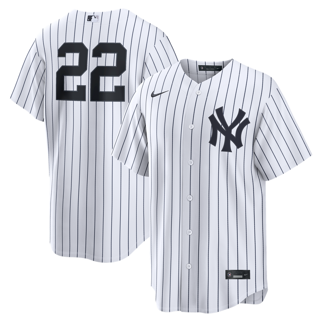New York Yankees Nike Ben Rice Home Replica Baseball Jersey - White