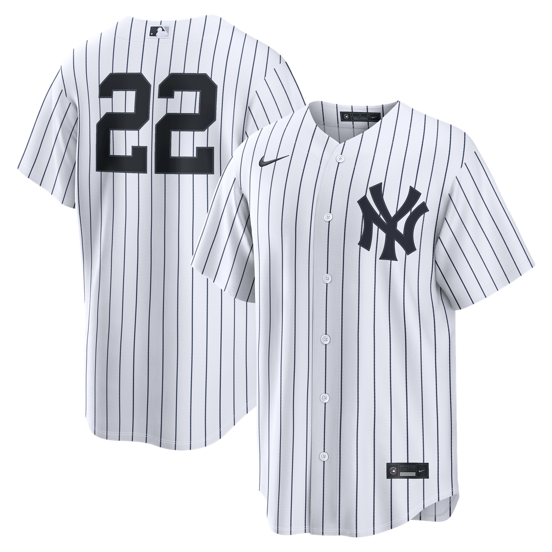 New York Yankees Nike Ben Rice Home Replica Baseball Jersey - White