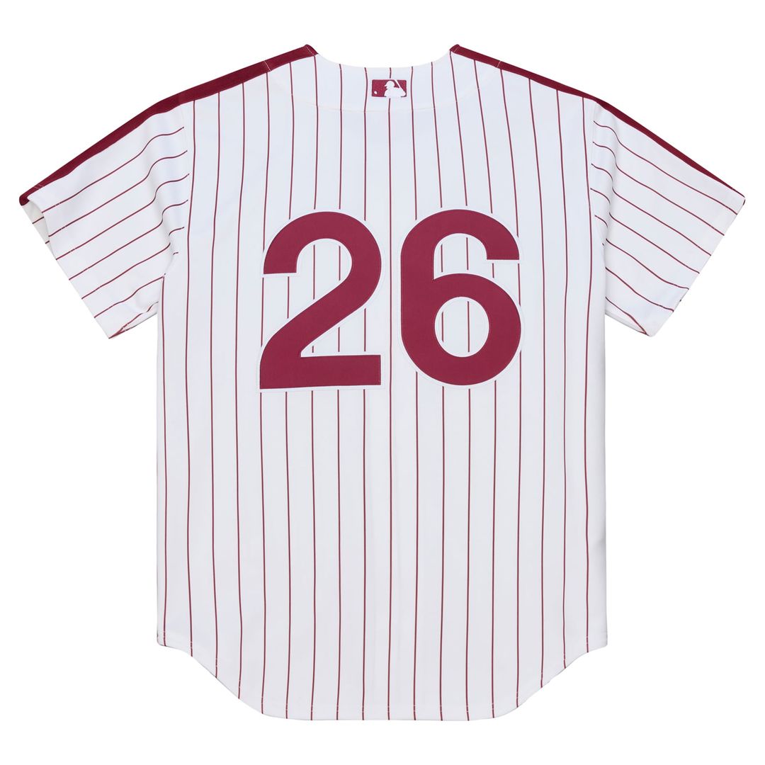 Philadelphia Phillies Mitchell & Ness Chase Utley 2003 Cooperstown Collection Authentic Baseball Jersey - White