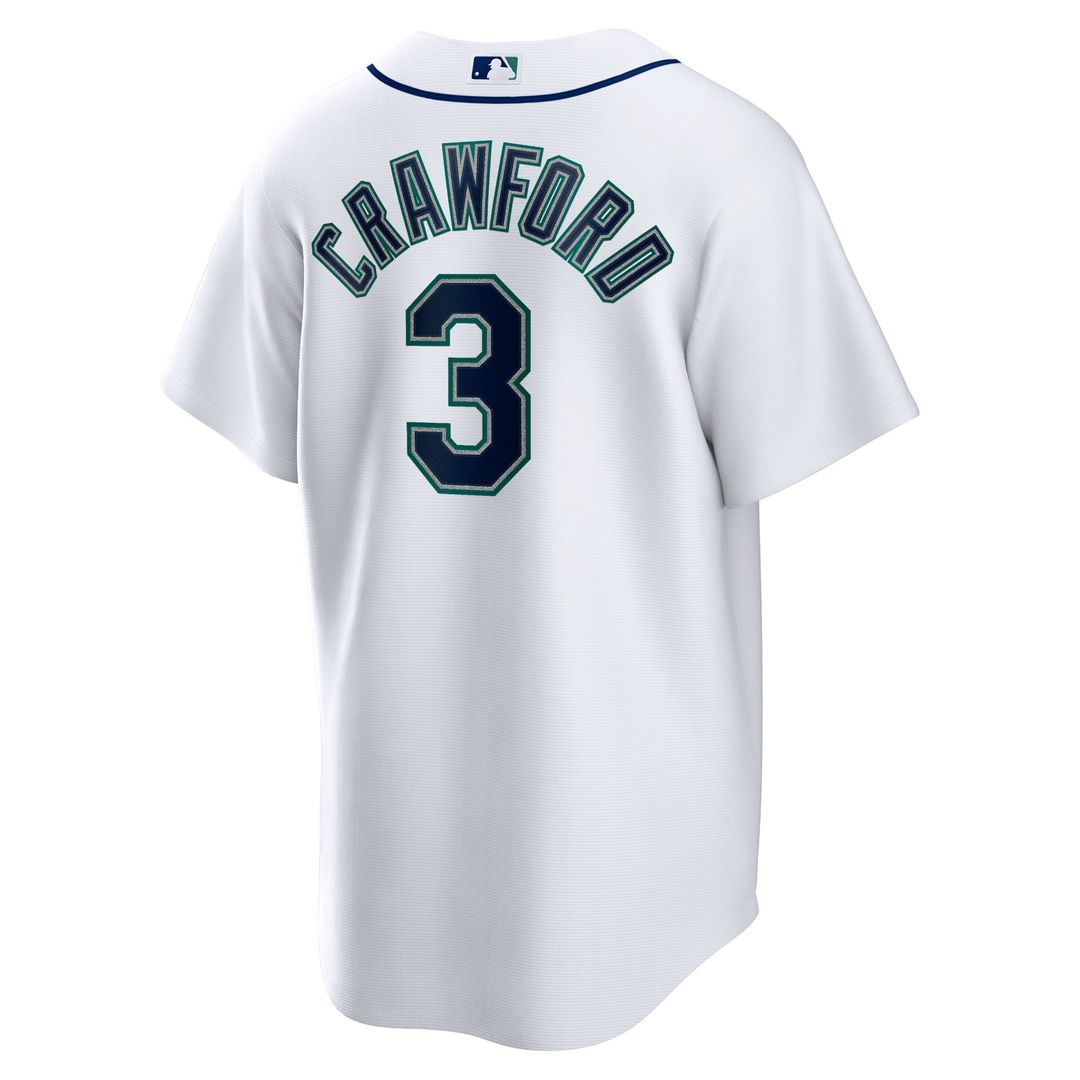 Seattle Mariners Nike JP Crawford Home Replica Baseball Jersey - White