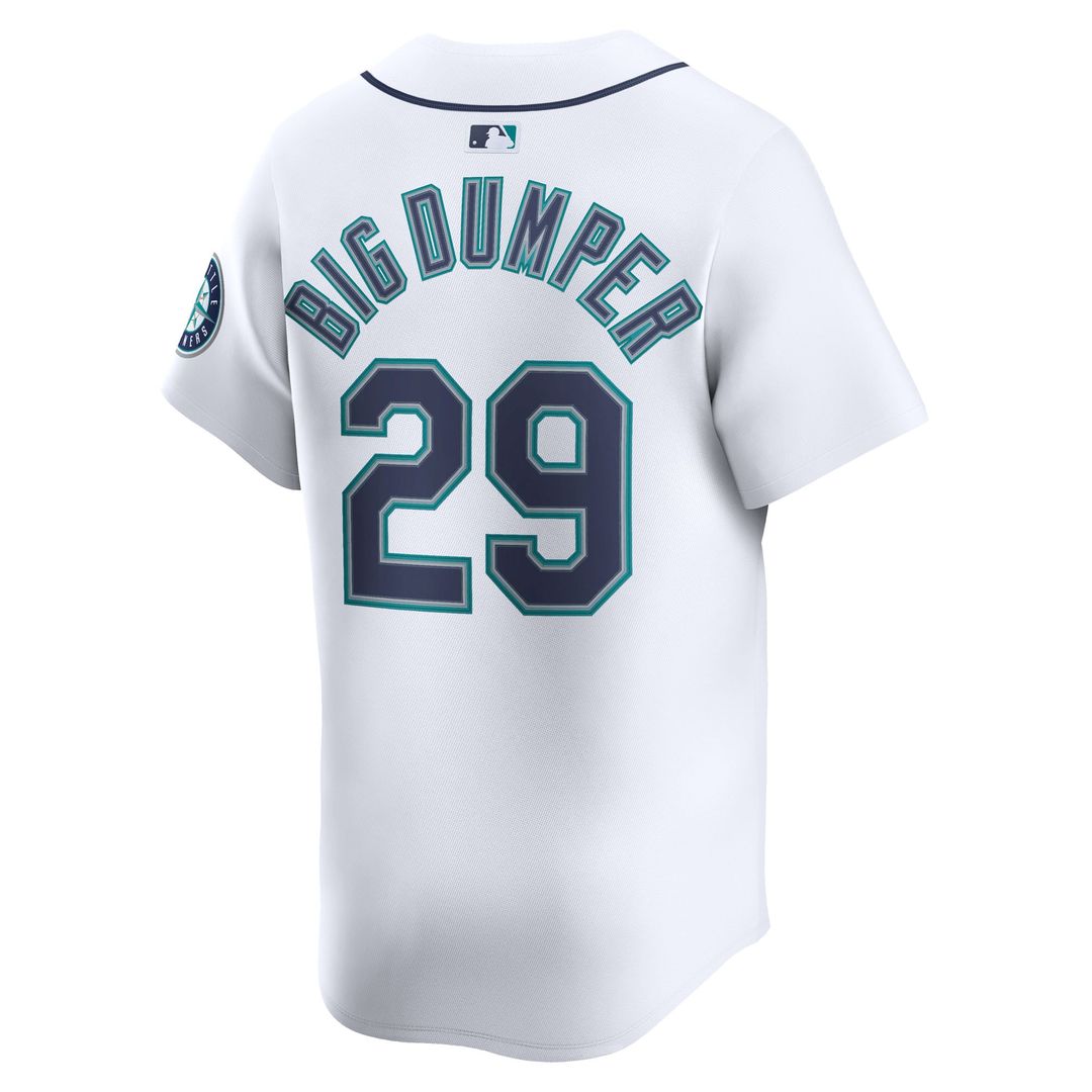 Seattle Mariners Nike Cal Raleigh Home Limited Baseball Jersey - White