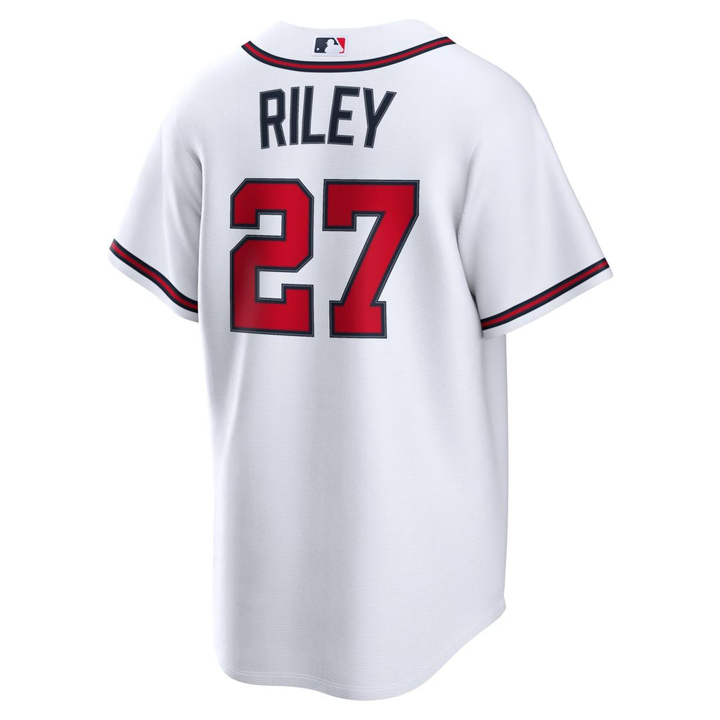 Atlanta Braves Nike Austin Riley Alternate Replica Baseball Jersey - Navy