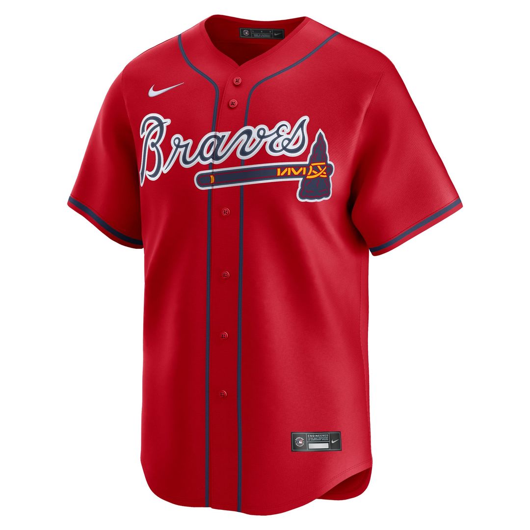 Atlanta Braves Nike Home Limited Baseball Jersey - White