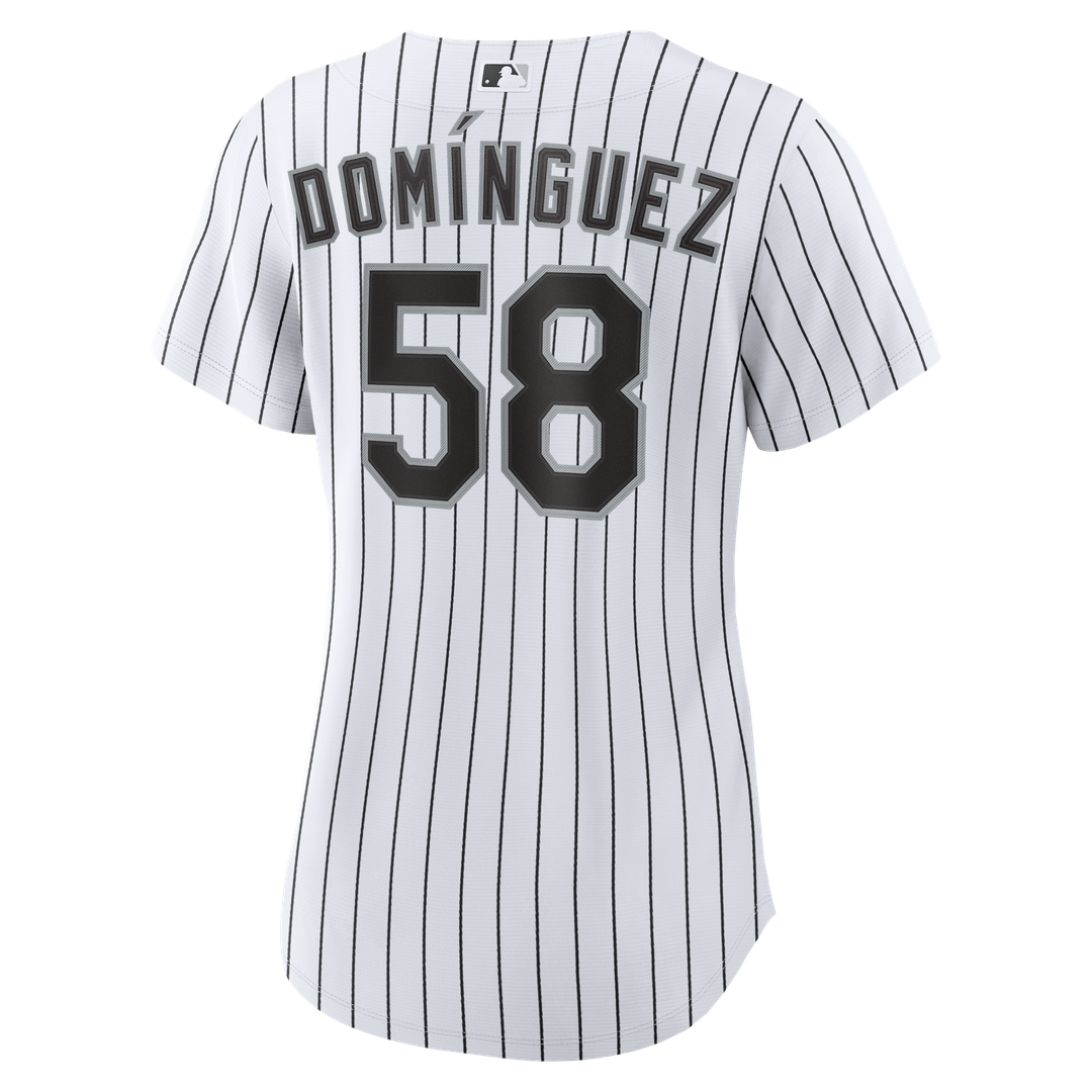 Chicago White Sox Nike Women's Seranthony Domínguez Home Replica Baseball Jersey - White