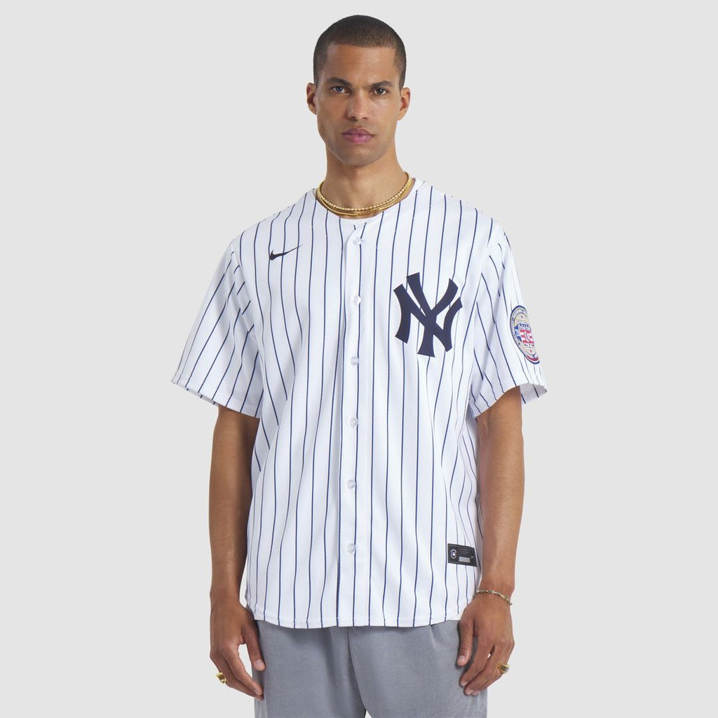 New York Yankees Nike CC Sabathia 2025 Baseball Hall of Fame Name & Number Retired Replica Baseball Jersey - White