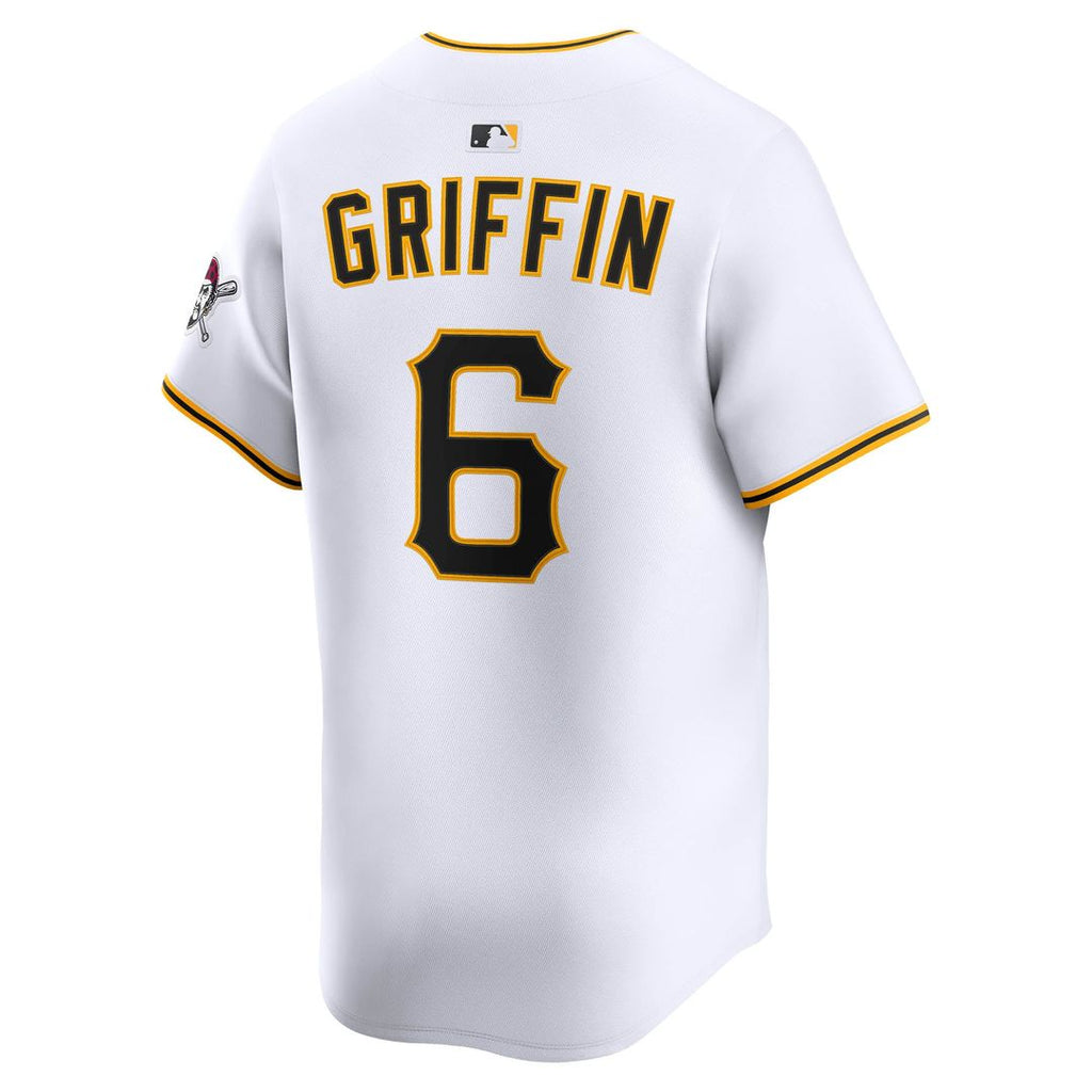 Pittsburgh Pirates Nike Konnor Griffin Home Limited Baseball Jersey - White