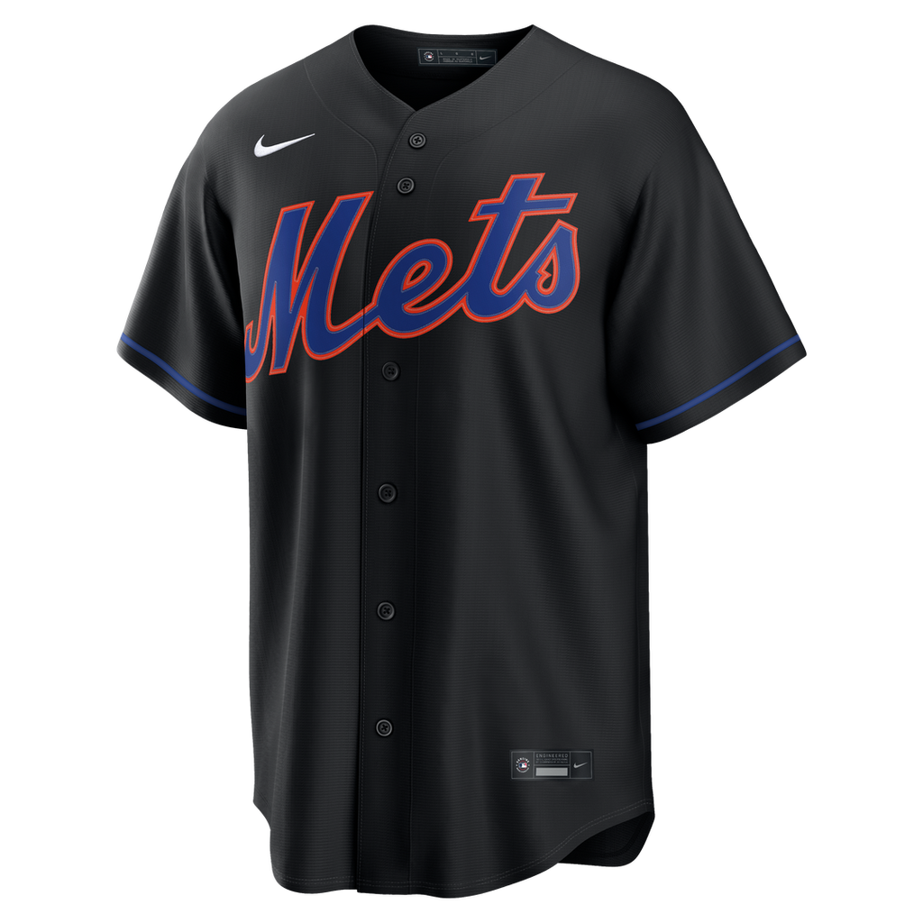 New York Mets Nike Juan Soto Alternate Replica Baseball Jersey - Black