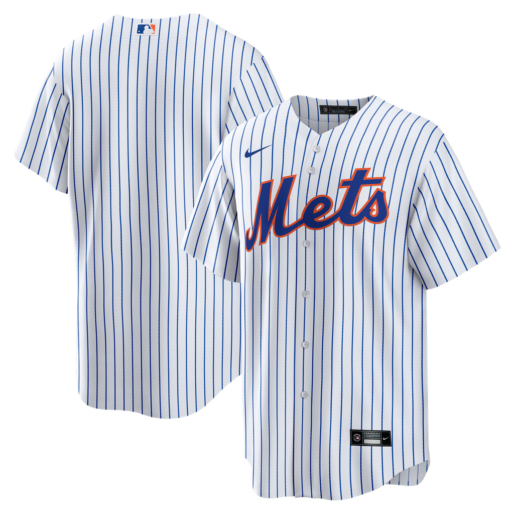 New York Mets Nike Home Big & Tall Replica Baseball Jersey - White
