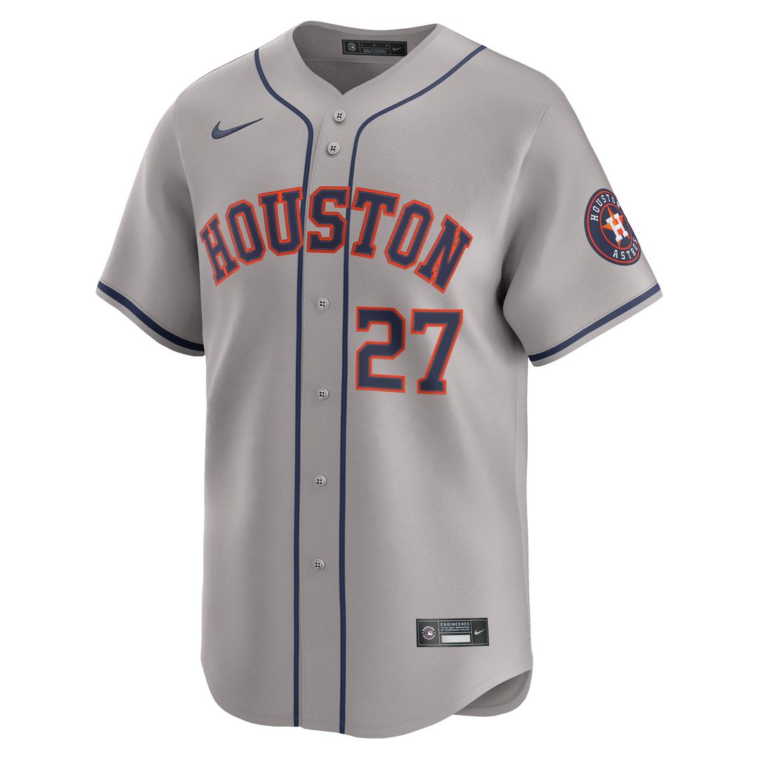 Houston Astros Nike Jose Altuve Home Limited Baseball Jersey - White