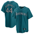 Seattle Mariners Nike Julio Rodríguez Official Replica Baseball Jersey - Teal