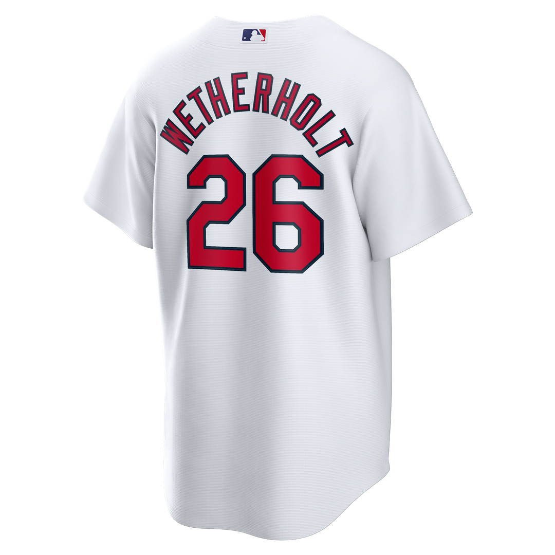 St. Louis Cardinals Nike JJ Wetherholt Home Replica Baseball Jersey - White
