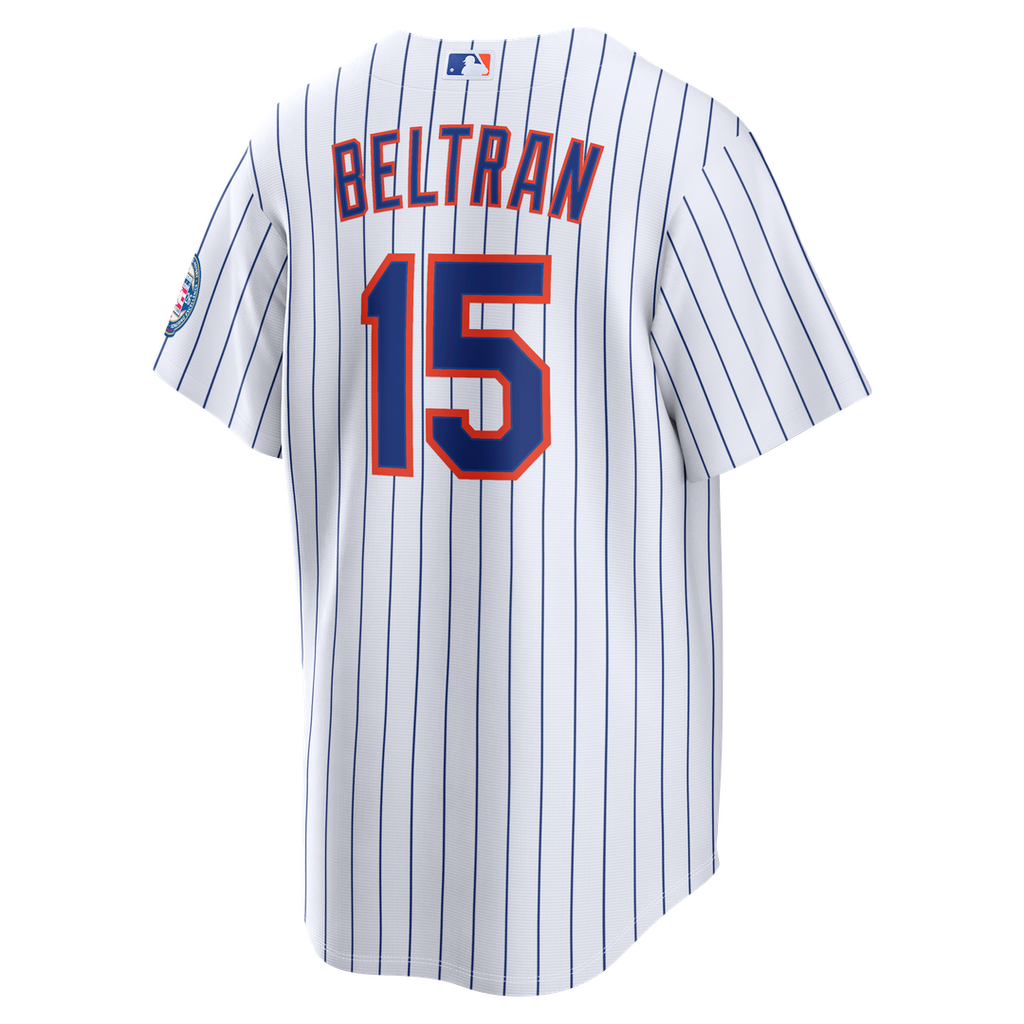 New York Mets Nike Carlos Beltran Home Replica 2026 Hall of Fame Patch Baseball Jersey - White