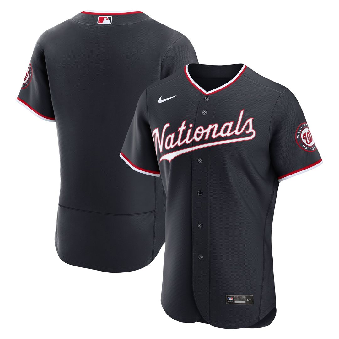 Washington Nationals Nike Alternate Authentic Baseball Jersey - Navy