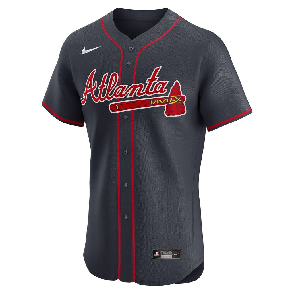 Atlanta Braves Nike Ronald Acuña Jr. Home Elite Baseball Jersey - White