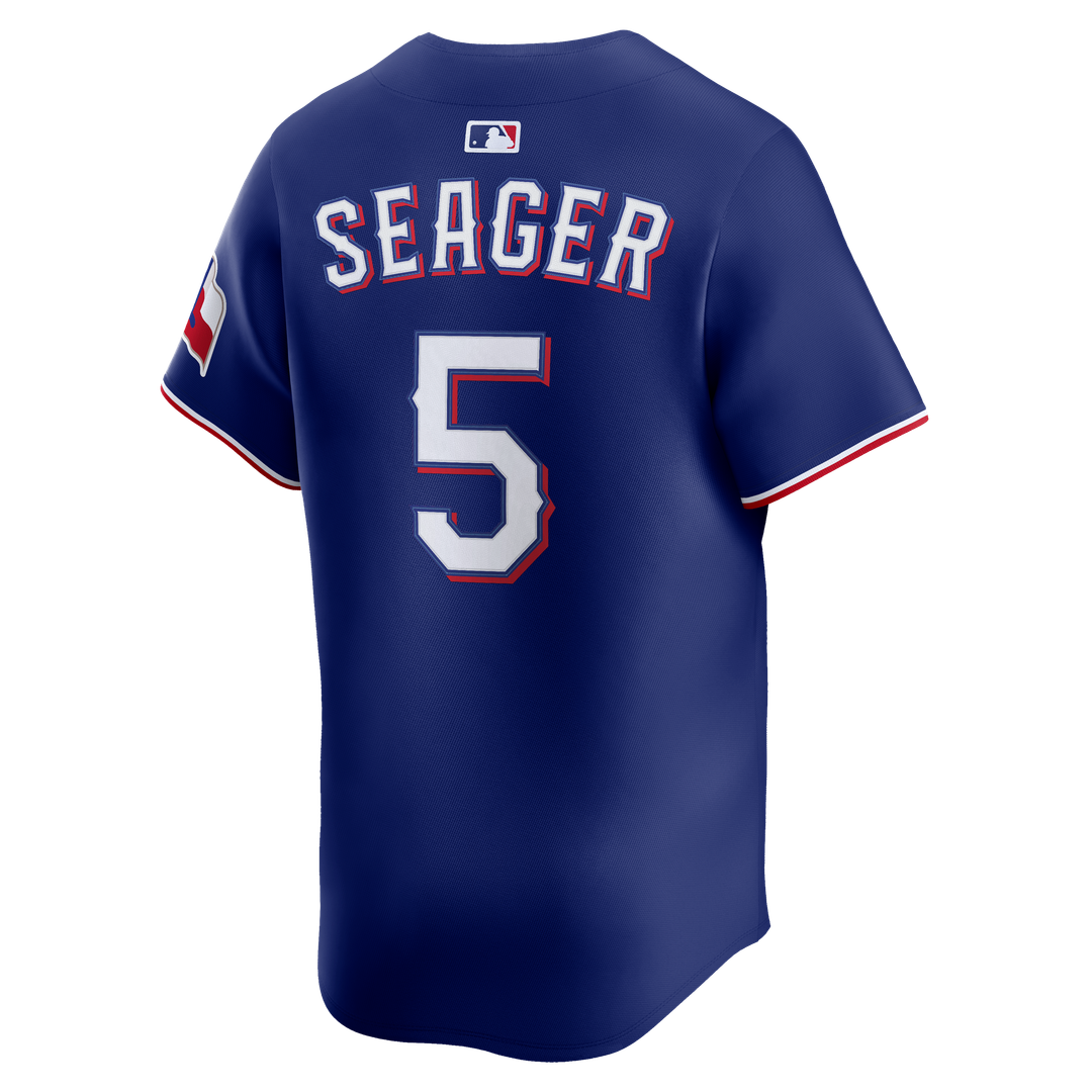 Texas Rangers Nike Corey Seager Alternate 2 Limited Baseball Jersey - Royal