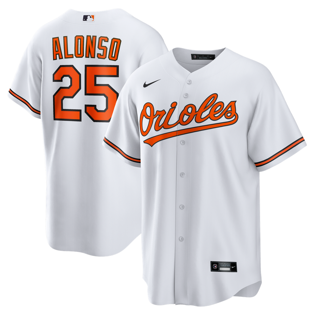 Baltimore Orioles Nike Pete Alonso Home Replica Baseball Jersey - White