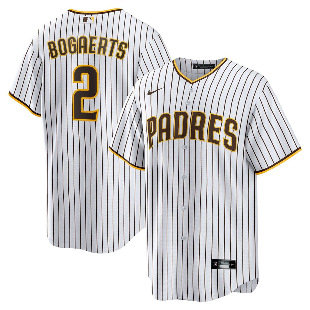 San Diego Padres Nike Xander Bogaerts /Brown Home Official Replica Baseball Jersey - White