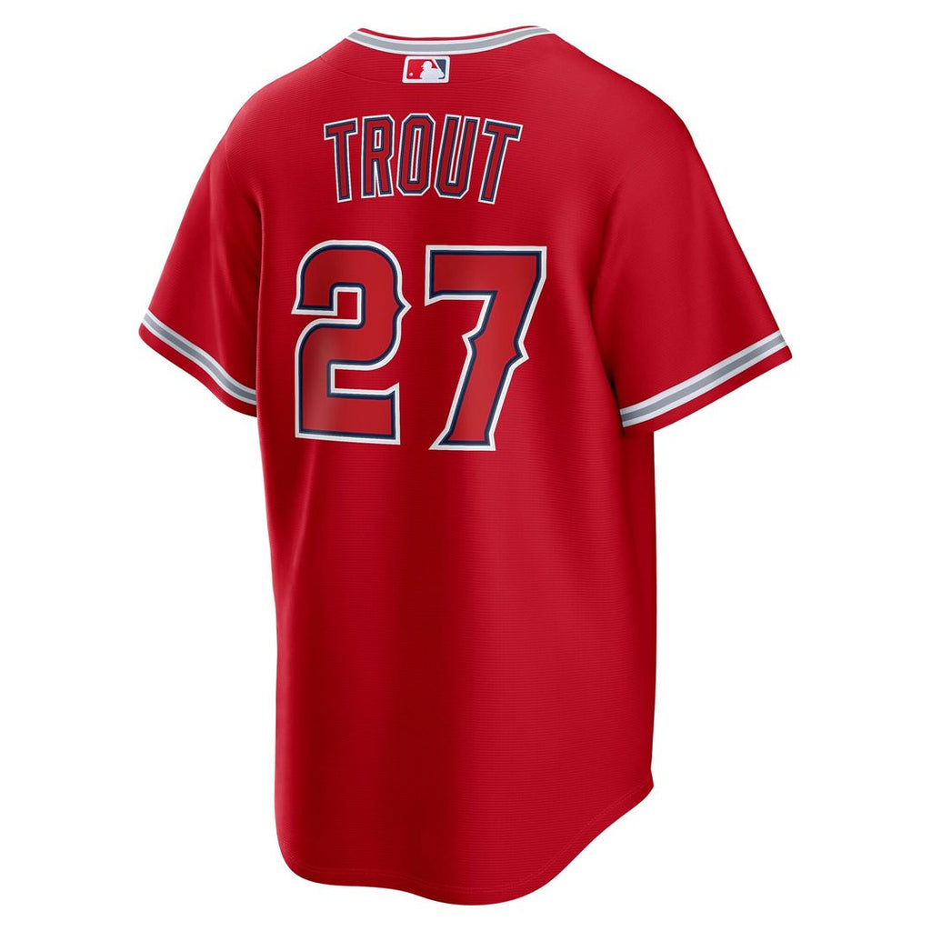 Los Angeles Angels Nike Mike Trout Alternate Replica Baseball Jersey - White