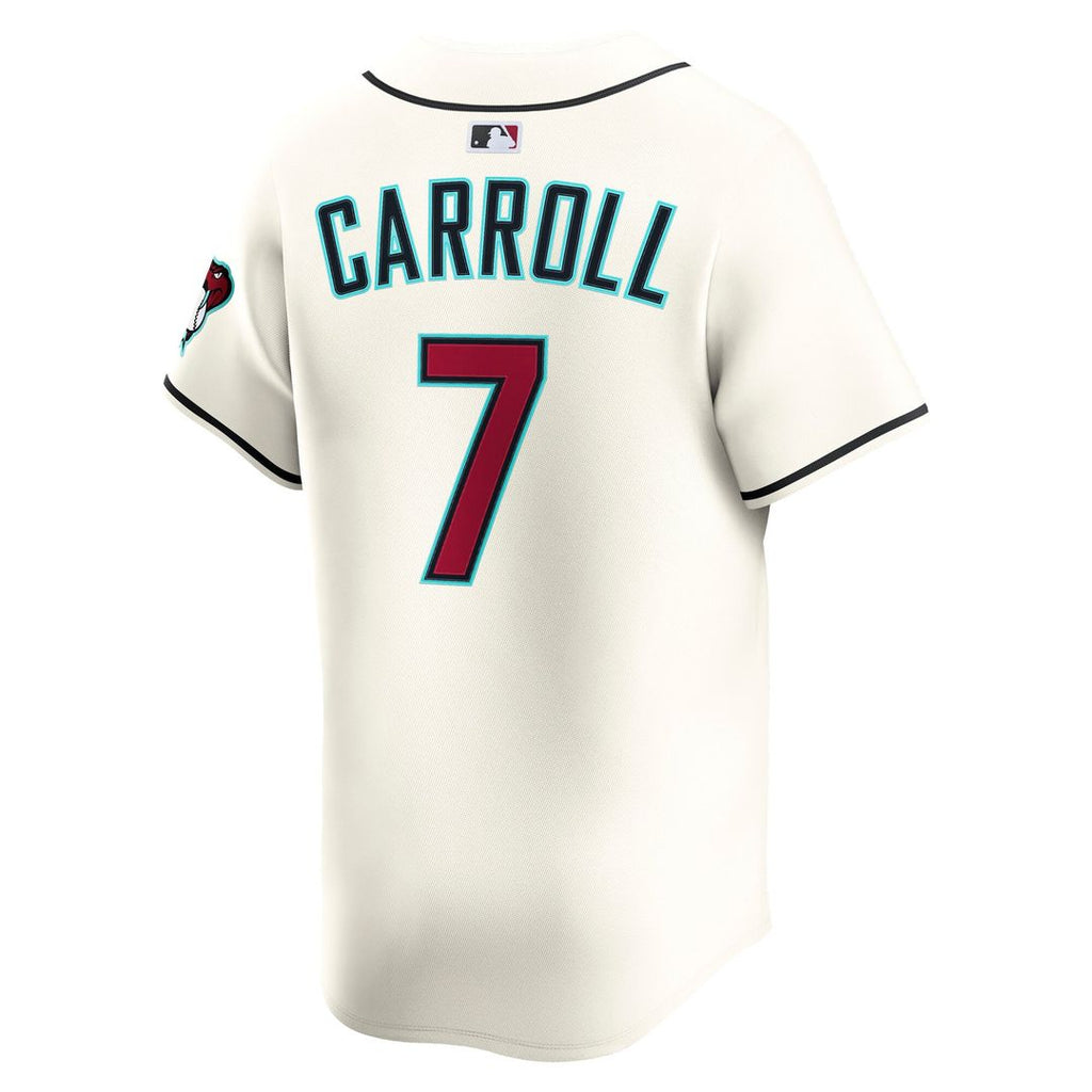 Arizona Diamondbacks Nike Corbin Carroll Home Limited Baseball Jersey - Cream