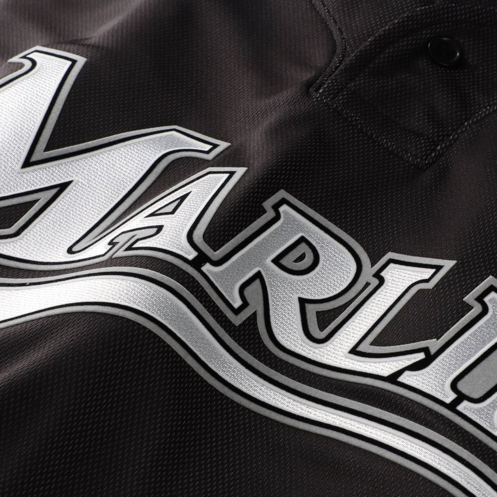 Florida Marlins Mitchell & Ness Dontrelle Willis Authentic Batting Practice Baseball Jersey - Black