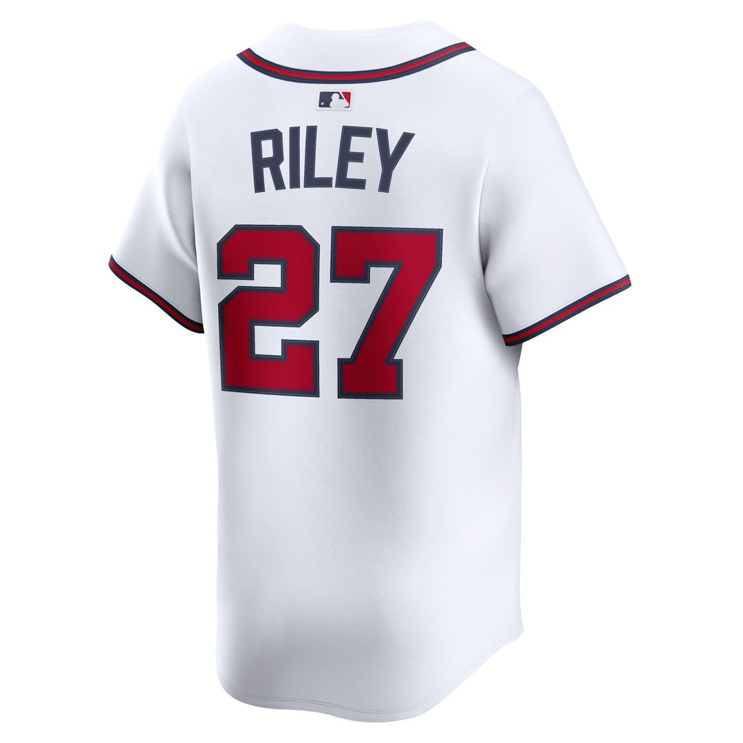 Atlanta Braves Nike Austin Riley Home Limited Baseball Jersey - White