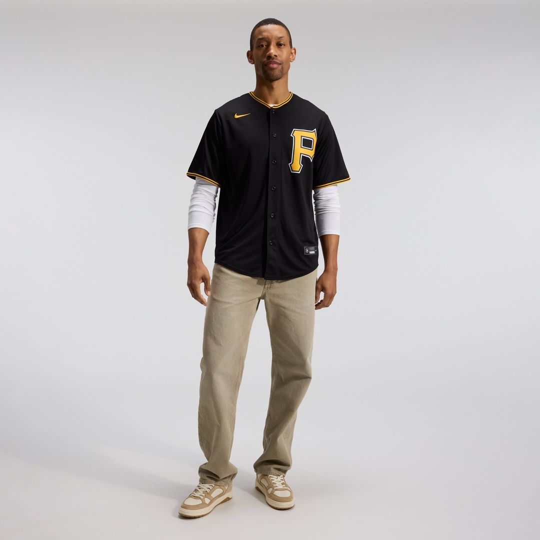 Pittsburgh Pirates Nike Alternate Replica Team Baseball Jersey - Black