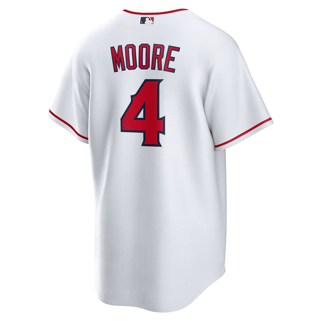 Los Angeles Angels Nike Christian Moore Home Replica Baseball Jersey - White