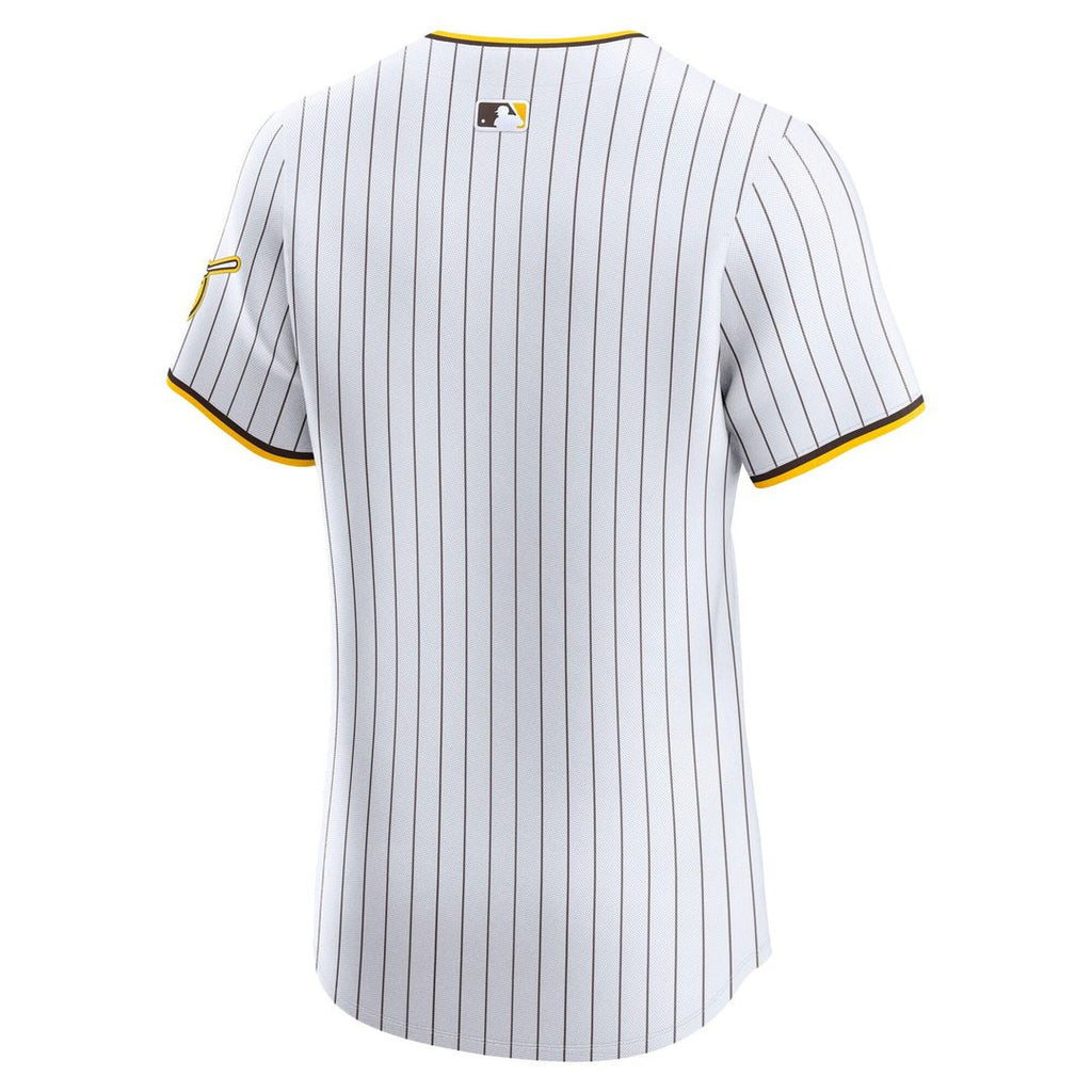 San Diego Padres Nike Home Elite Baseball Jersey - White
