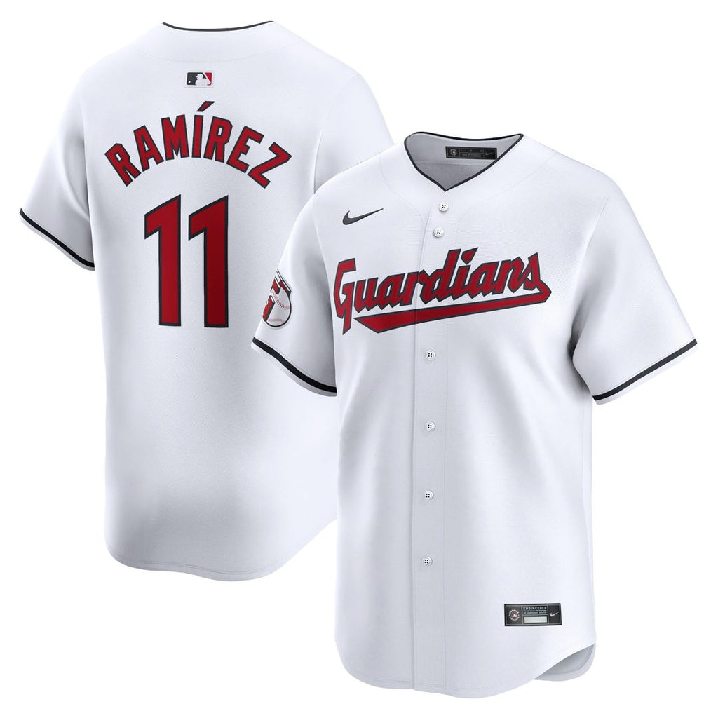 Cleveland Guardians Nike Jose Ramirez Home Limited Baseball Jersey - White