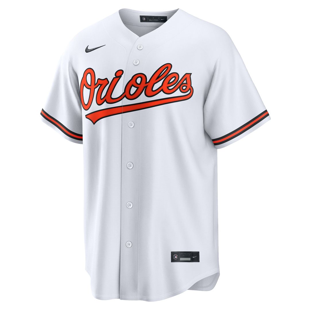 Baltimore Orioles Nike Home Replica Baseball Jersey - White