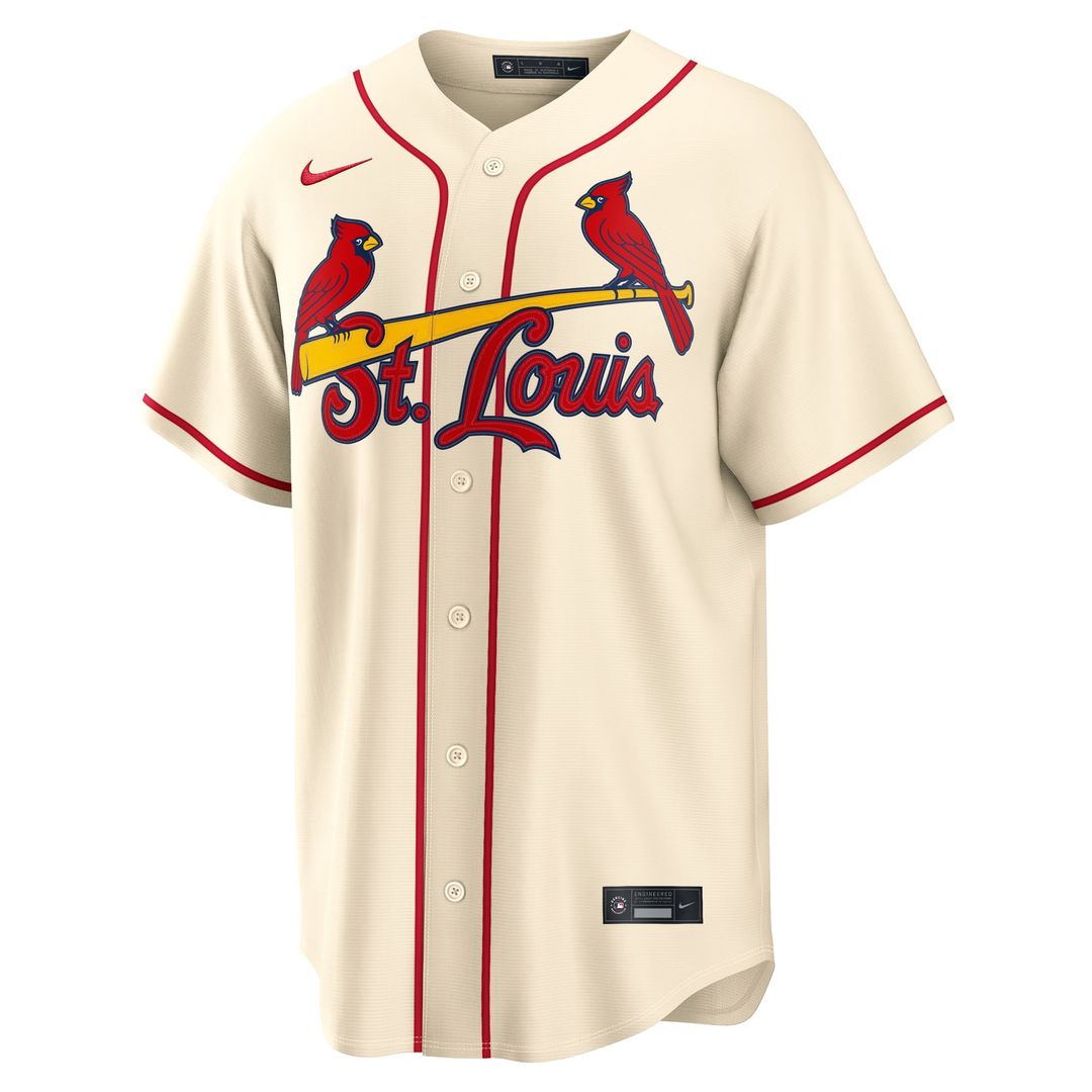 St. Louis Cardinals Nike Masyn Winn Alternate Replica Baseball Jersey - Light Blue