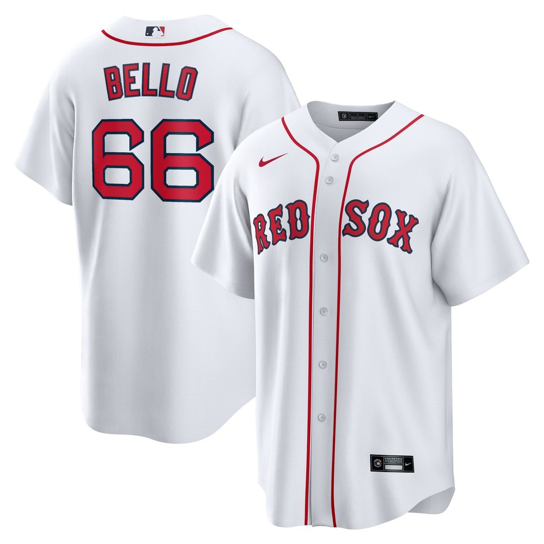 Boston Red Sox Nike Brayan Bello Home Replica Baseball Jersey - White