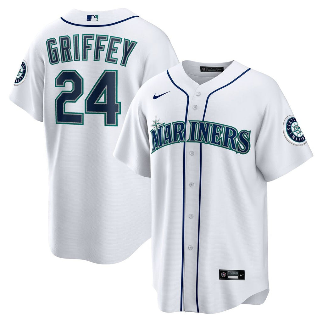 Seattle Mariners Nike Ken Griffey Jr. Home Replica Baseball Jersey - White