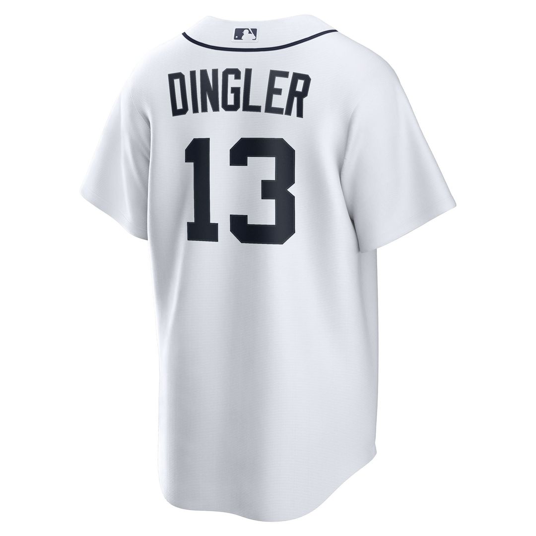 Detroit Tigers Nike Dillon Dingler Home Replica Baseball Jersey - White