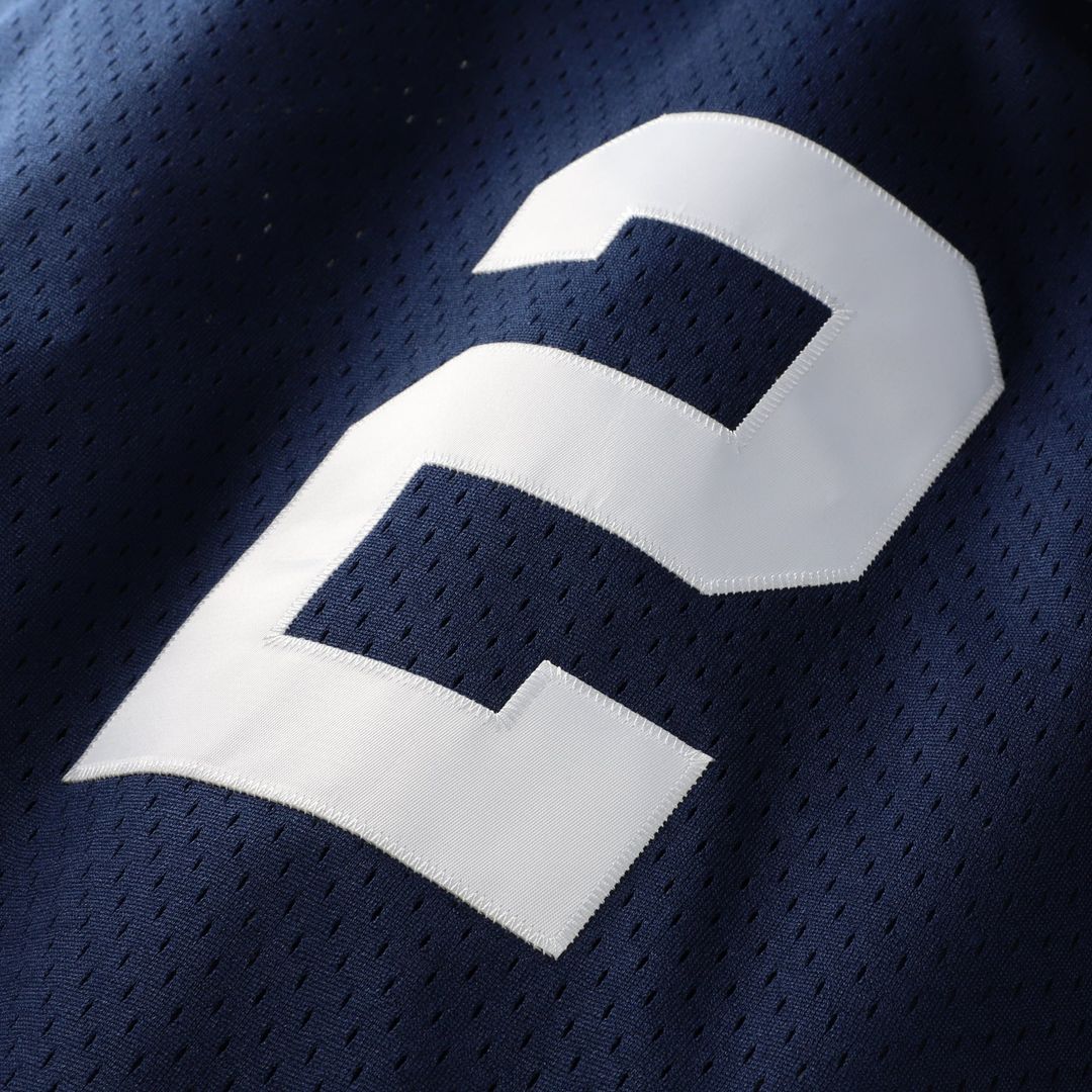 New York Yankees Mitchell & Ness Derek Jeter Cooperstown Collection Mesh Batting Practice Button-Up Baseball Jersey - Navy