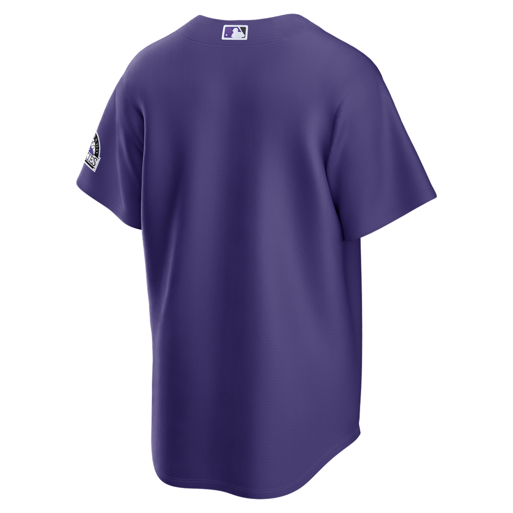 Colorado Rockies Nike Alternate Stadium Baseball Jersey - Purple