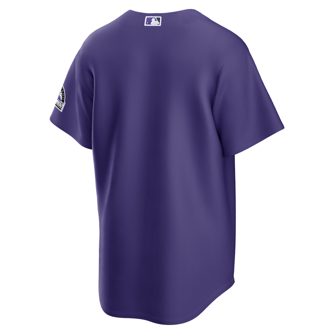 Colorado Rockies Nike Alternate Stadium Baseball Jersey - Purple