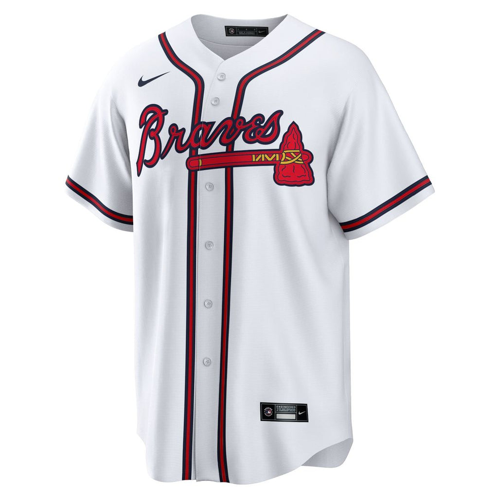 Atlanta Braves Nike Spencer Strider Replica Baseball Jersey - White