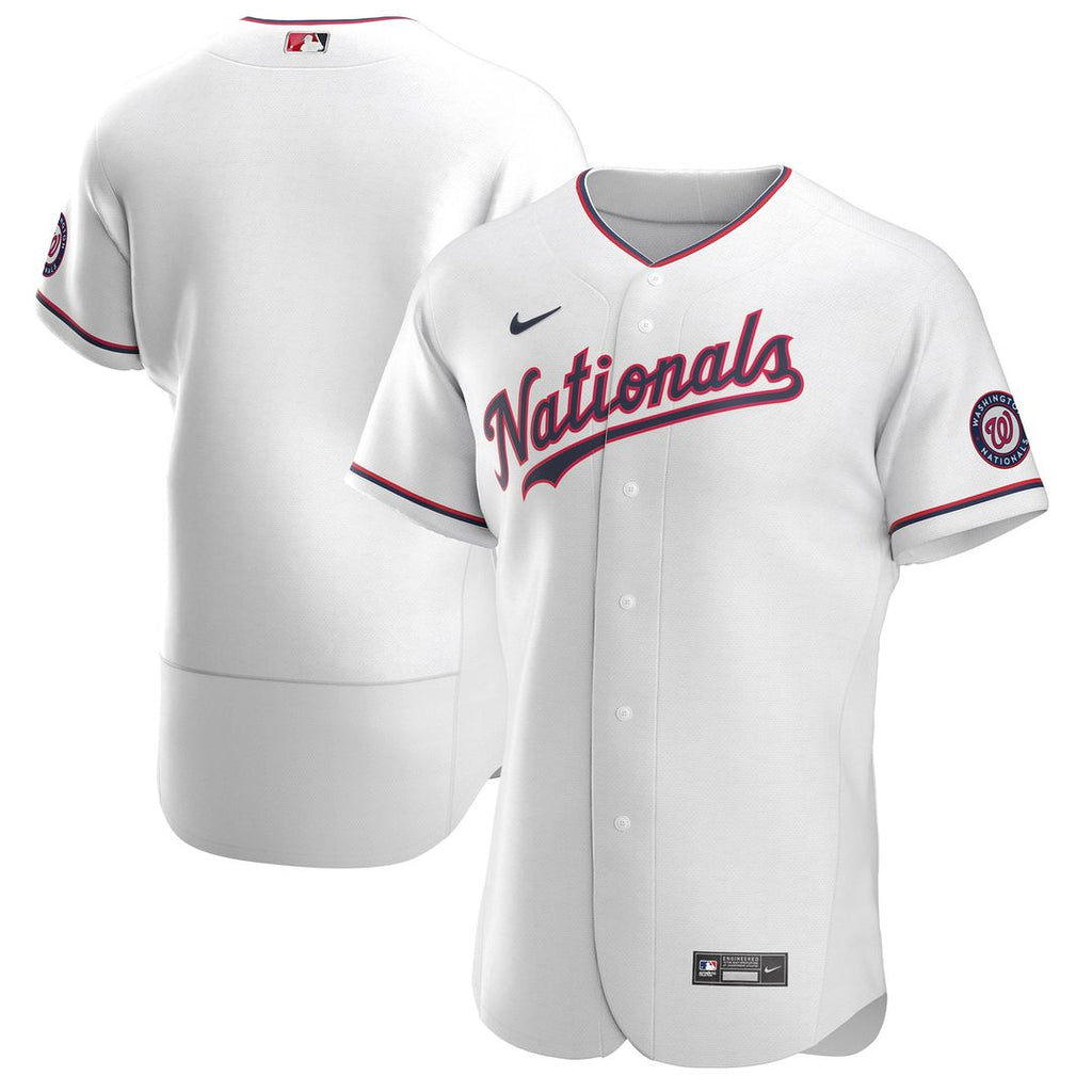 Washington Nationals Nike Alternate Authentic Team Baseball Jersey - White