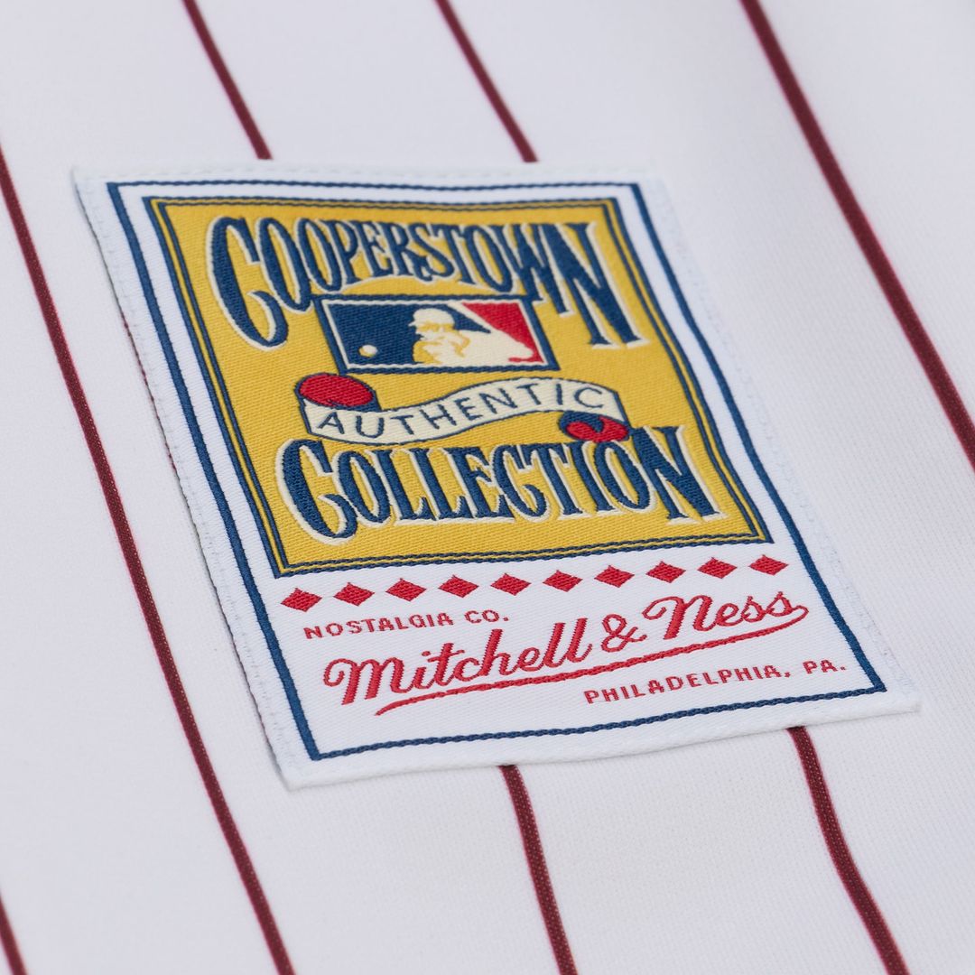 Philadelphia Phillies Mitchell & Ness Chase Utley 2003 Cooperstown Collection Authentic Baseball Jersey - White