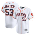 Houston Astros Nike Cristian Javier Home Limited Baseball Jersey - White