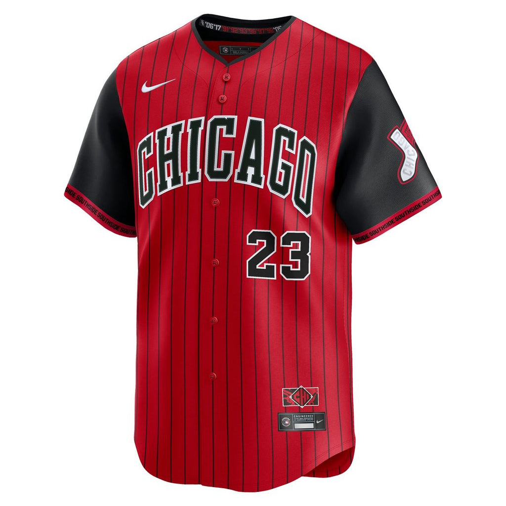 Chicago White Sox Nike Andrew Benintendi 2025 City Connect Limited Baseball Jersey - Red/Black