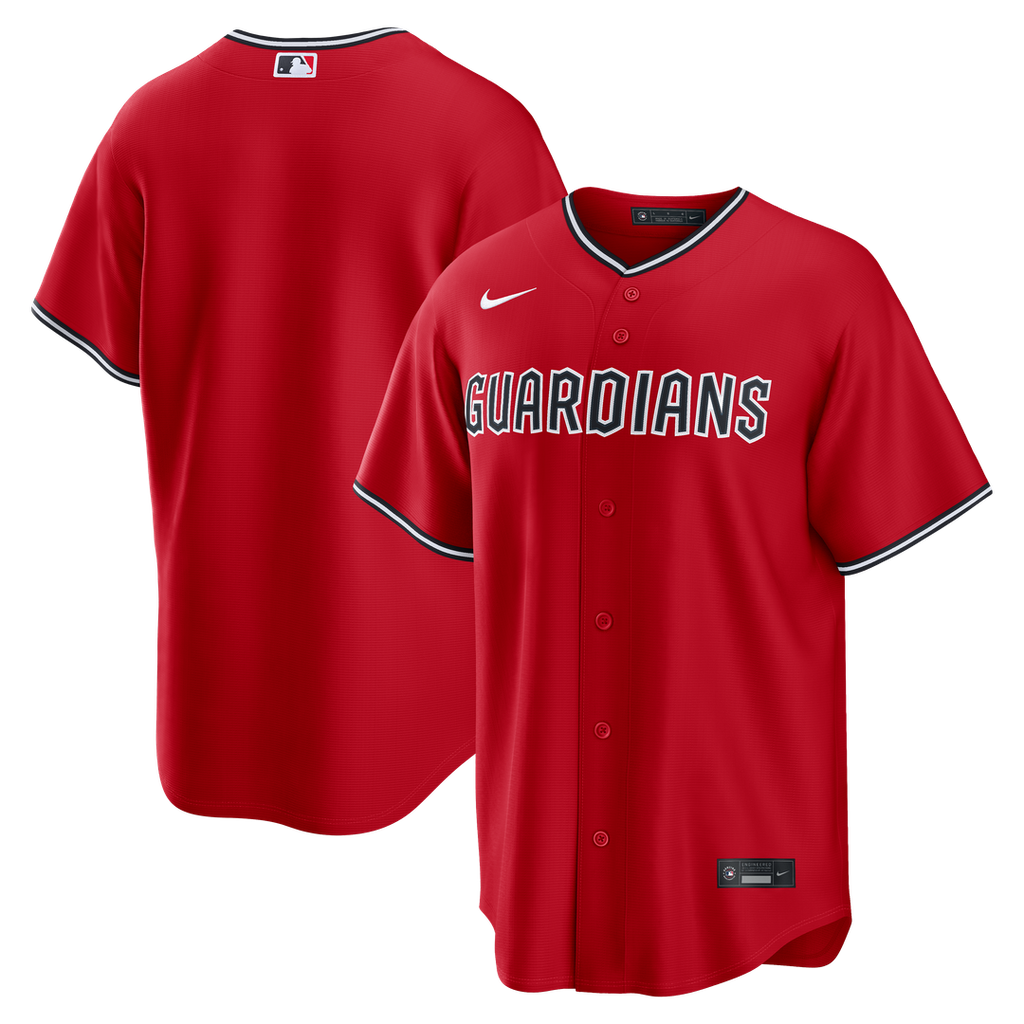 Cleveland Guardians Nike Alternate Replica Baseball Jersey - Red