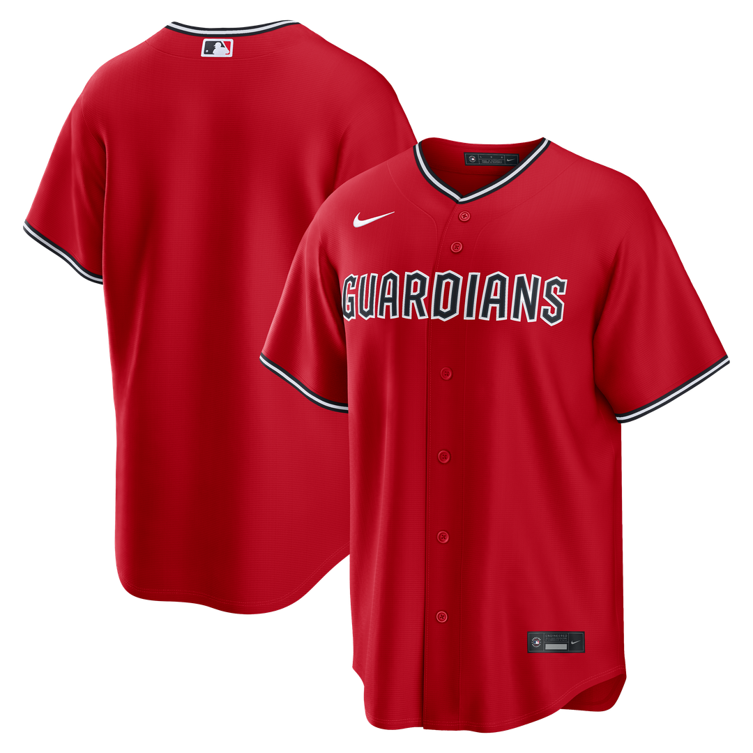 Cleveland Guardians Nike Alternate Replica Baseball Jersey - Red