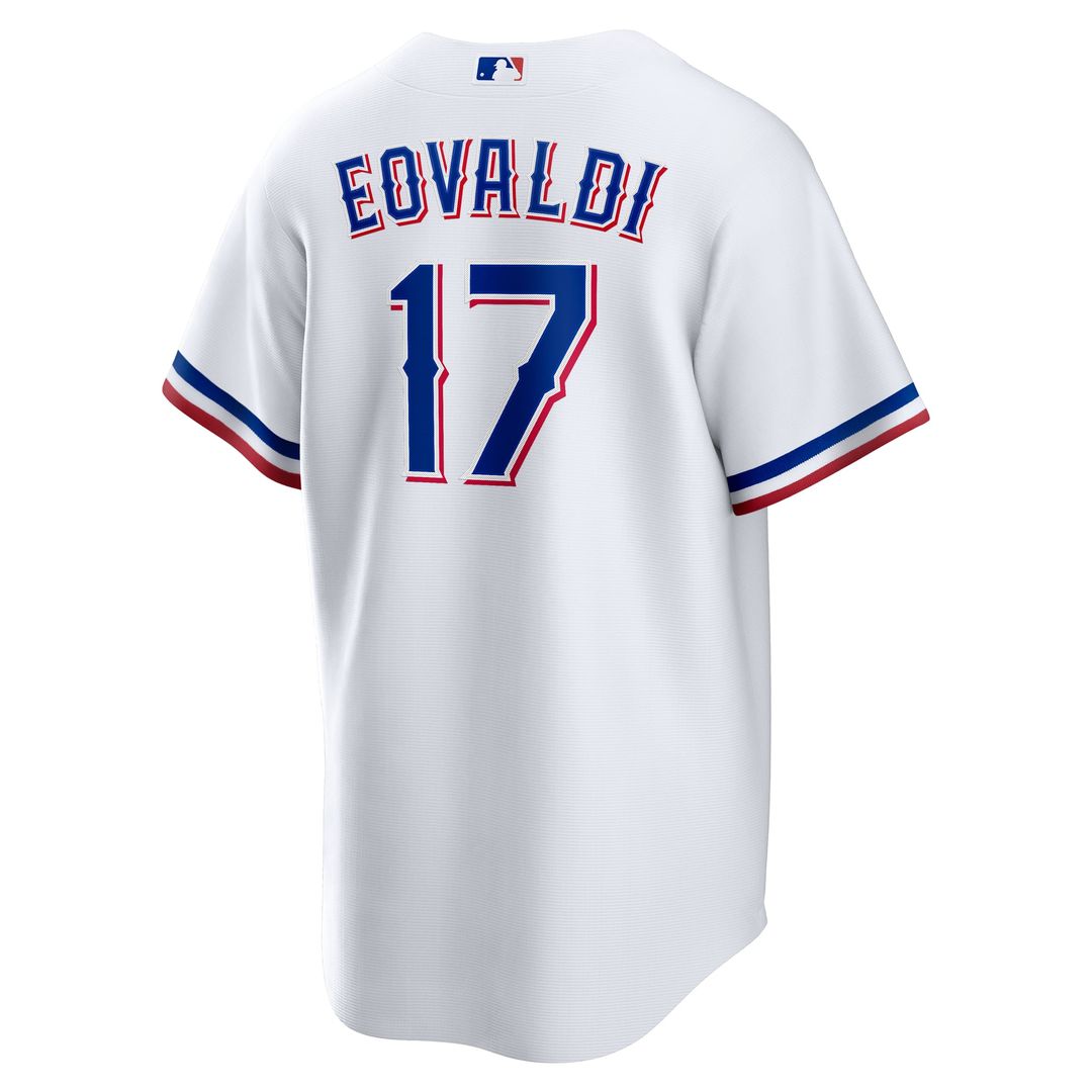 Texas Rangers Nike Nathan Eovaldi Home Replica Baseball Jersey - White