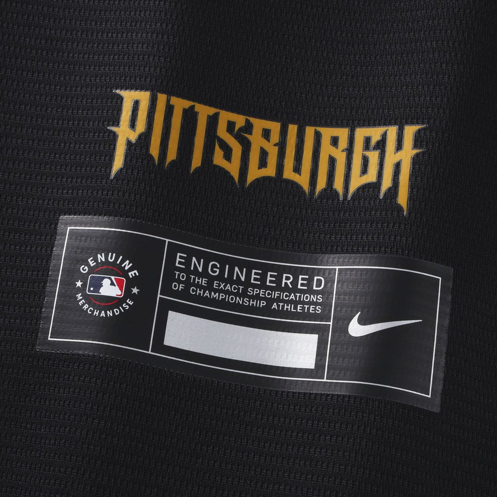 Pittsburgh Pirates Nike Paul Skenes 2026 City Connect Stadium Baseball Jersey - Black