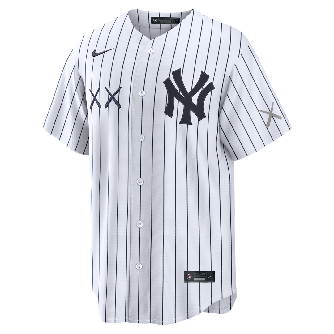 New York Yankees Nike x KAWS White Stadium Baseball Jersey