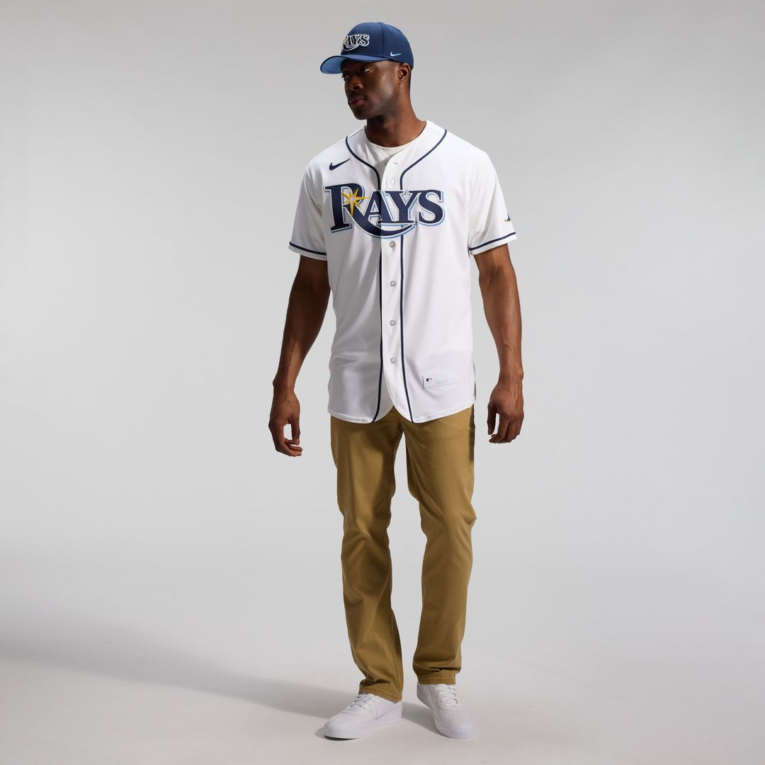 Tampa Bay Rays Nike Home Authentic Baseball Jersey - White