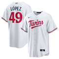 Minnesota Twins Nike Pablo López Home Replica Baseball Jersey - White
