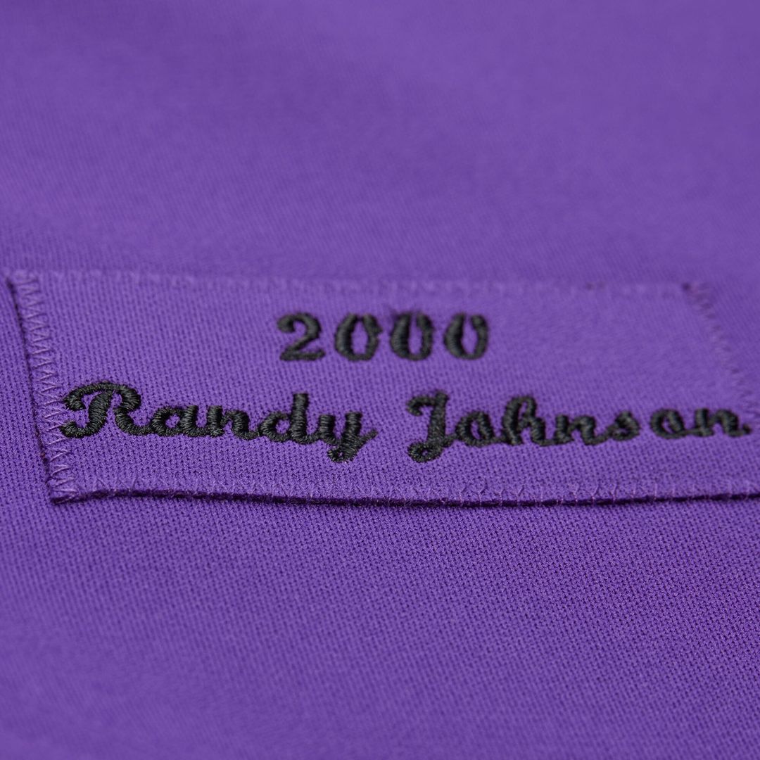Arizona Diamondbacks Mitchell & Ness Randy Johnson 2000 Throwback Authentic Baseball Jersey - Purple